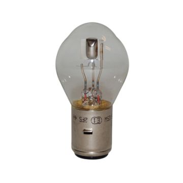 Lampe -BA20d- 6V 25/25W - weiß - Klarglas