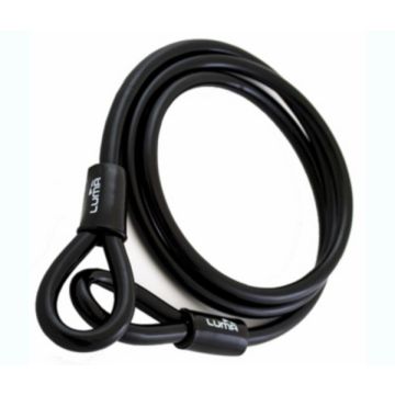 Lock-Kabel 1,8 m schwarze Luma-Schleife