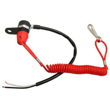 Schalter -Universal Killswitch- mit Montageplatte zwischen Spiegel