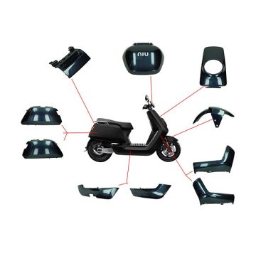 Verkleidungskit Niu N-serie metallic blau DMP 10 pcs