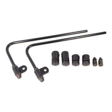 Windschutzscheiben-Halternset (für 124195/124196) Segway 110/La Souris E-ID S6 schwarz Regia made in der EU