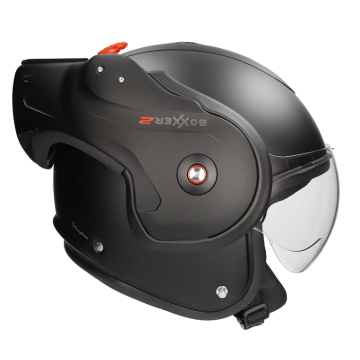 ROOF Boxxer 2 mattschwarzer Systemhelm