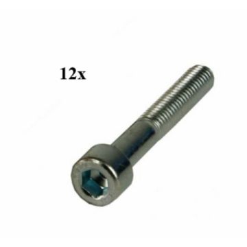 Sechskantschrauben M6x45mm 12 Stk