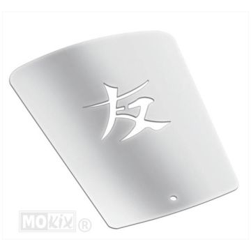 Batteriedeckel Peugeot Speedfight Edelstahl