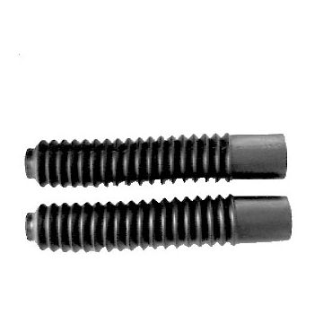 Faltenbalg Satz Telegabel Honda MT-5/MT-8/MTX-5/MTX-8 universal länge 34cm schwarz