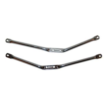 Kotflügel vorne Halterungssatz Zündapp chrom (2-teilig) Z529-19.109 und Z529-19.110 1979-1980