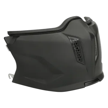 Kinnteil MT Streetfighter schwarz matt mit Slide-Click