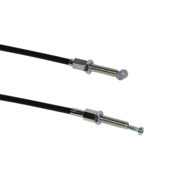 Kupplungszug komplett lang schwarz universal (inneres Kabel 107cm-äußeres 97cm) Elvedes