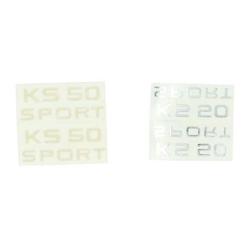 aufkleber ks50 sport gold