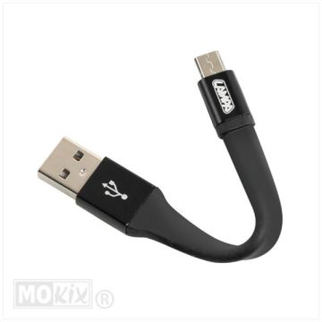 LADEKABEL 10 cm//Schlüsselbund USB>MICRO USB