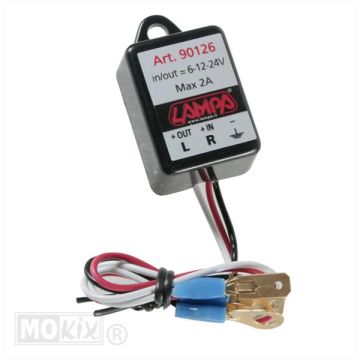 Universelles LED-Blinkerrelais 6/12/24V (max. 2 Ampere) Lampa