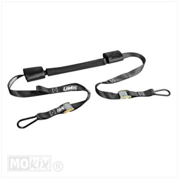 LENKGURTSATZ 3,8x360cm SCHWARZ