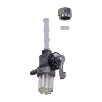 Benzinhahn (hergestellt in Italien) Zundapp 66mm M12x1 mit Schauglas OMG