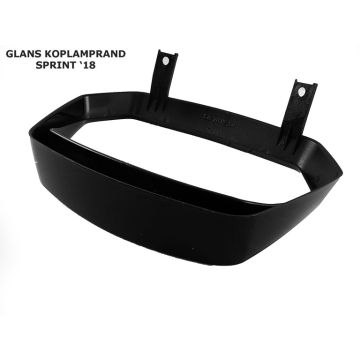 Scheinwerferrand Vespa Sprint 2018→ schwarz glänzend (Modell mit LED-Scheinwerfer) DMP