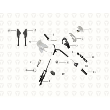 Lenker/Vordergabel Yadea T9L