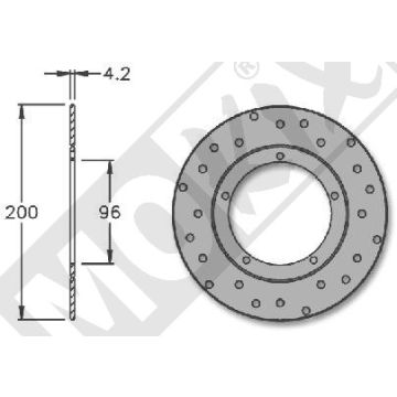 Bremsscheibe vorne Piaggio ZIP-SP/LX IGM