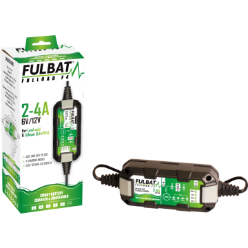 Batterieladegerät / Erhaltungsladegerät Fulbat Fulload F4 (6/12V, 2Ah–80Ah)