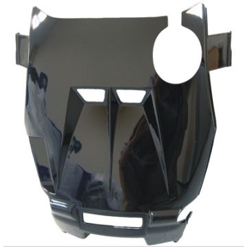 Untersitz/Schutzplatte Yamaha Aerox schwarz hinten DMP