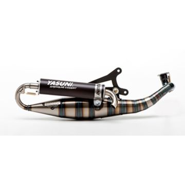 Auspuff Minarelli horizontal Yasuni City 16 Schwarz