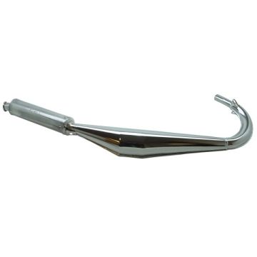 Auspuff Yamaha DT50R/DT50SM/Malaguti AM6/XSM/XTM unten chrom