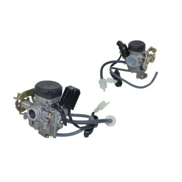 Vergaser 19mm Modell Keihin CVK China GY6/Piaggio 4-Takt 2V/Yamaha komplett mit Beschleunigerpumpe