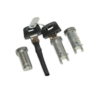 Zündschloss-Set komplett Piaggio 50cc Zip ←2000-RST-SP/Gilera Easy Moving 1998-2005 (3-teilig) original 295652