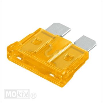 Stecker Sicherungen 19,1x5,1 5 Ampere 50 Stück Lampa