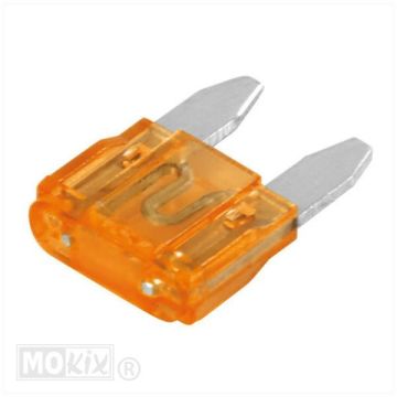 Mini-Stecker Sicherungen 10,9 X 3,8 5 Ampere 100 Stück Lampa
