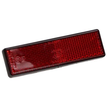 Reflektor Rechteck 94x28mm rot 2 Bolzen