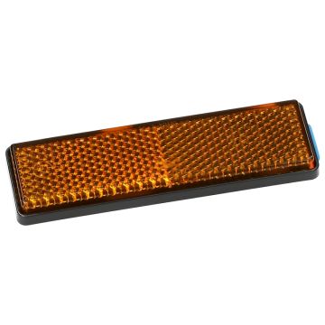 Reflektor Rechteck 95x28 orange stickbar CE