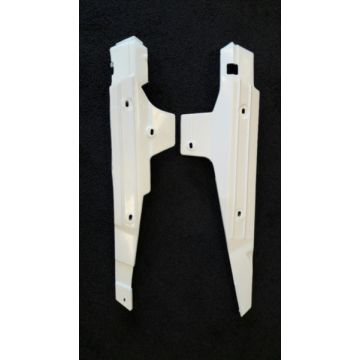 Seitenverkleidung/Motorabdeckung Puch Maxi weiß links+rechts-34680