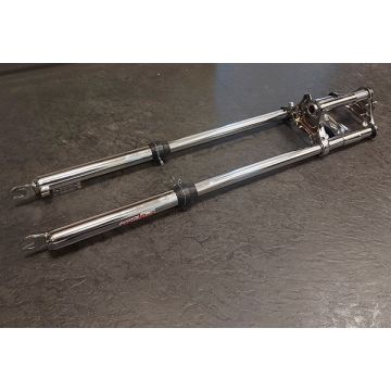Vordergabel extra lang breit Puch Maxi 710mm chrom ebr