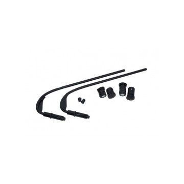 Montageset Windschutzscheibe schwarz glänzend Vespa Sprint (passend für 42872)