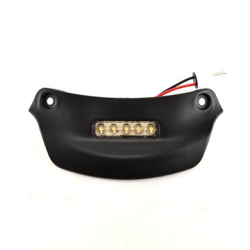 Kennzeichenbeleuchtung LED Steckanschluss Rücklicht Vespa Primavera/Sprint schwarz matt