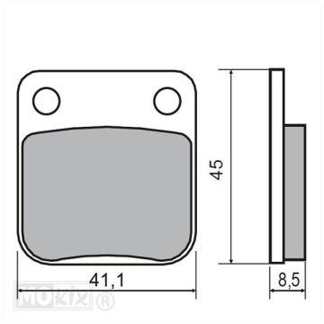 IGM Bremsbelagsatz (Daelim Tapo/Honda MB)