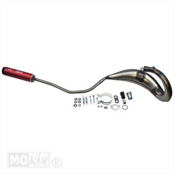 Auspuff E-NOX EVO-2 Stahl Derbi Senda 2000 DRD CE-Kennzeichnung Tecnigas