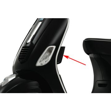 Ablagefach linkes Beinschild Vespa S – Schwarz Lucido (094) 6542940090 original