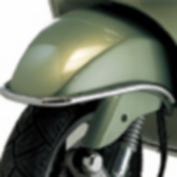 Vorderer Kotflügelhalter Vespa Lx/Lxv chrom, original 602897m