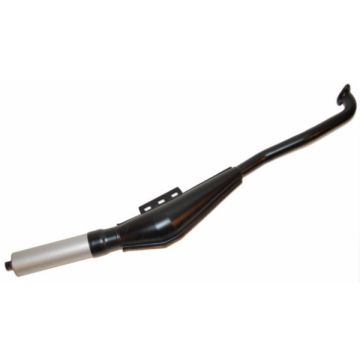 Auspuff Puch Maxi schwarz/aluminium Modell proma