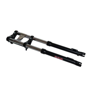 Telegabel Puch Maxi verstärkt, lang, breit, schwarz ebr