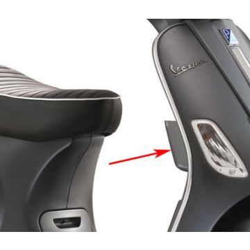 Ablagefach rechter Beinschutz Vespa S – grau Grigio Titanio (742/B) 65429500EZ original