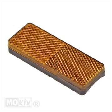 Reflektor rechteckig 89x35,5 orange Vordergabel ce