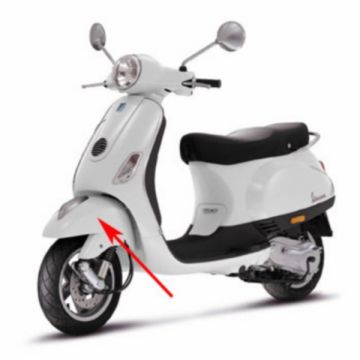 Kotflügel vorne Vespa Lx 544 weiß