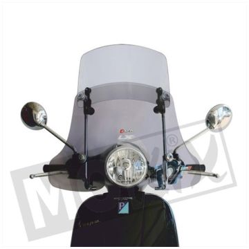Windschutzscheibe hoch klar Vespa LX 50-125-150 2005-2013 Twin-screen Faco H660