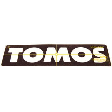 Aufkleber Tomos Wort [Tomos] Pac/Rev Orig. 232930