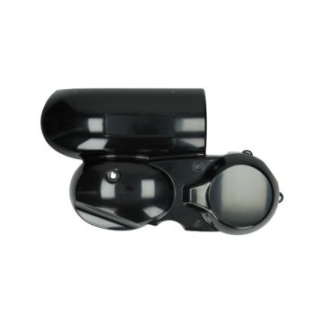 Seitenverkleidung/Motorscheibe Tomos Funtastic/Youngst'r/Pack'r mattschwarz rechts. Ursprüngliche t242083lak-813