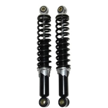 Stoßdämpfersatz 280 mm (Mitte-Mitte Bolzenloch) schwarz Puch Maxi/Tomos/Piaggio Bravo/Super Bravo/Camino/Citta DMP