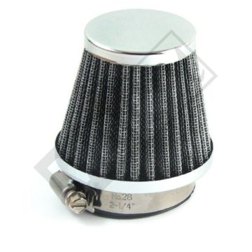 Leistungsfilter/Luftfilter offen 48mm Vergaseranschluss Modelle K-N Supertec