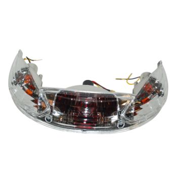 Rücklicht komplett mit Blinkern Modell original transparent Peugeot Vivacity 1/2 DMP