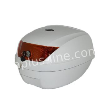 Topcase 29 Liter weiß Universal Aplus